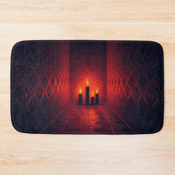 Item preview, Gothic Red Candlelight Endless Hallway designed and sold by Uniquely Yours.