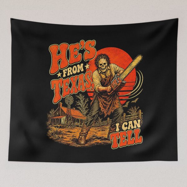 Item preview, He's From Texas, I Can Tell designed and sold by Trippy-Toad.