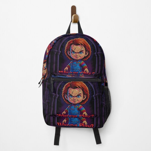 Item preview, Chibi Chucky – “Wanna Play?” Halloween Fan Art designed and sold by AADesigns42.