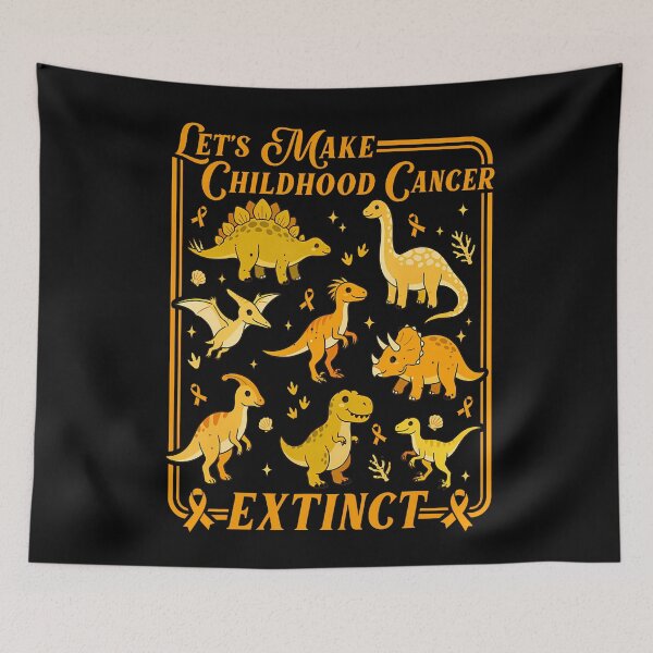 Item preview, Let's Make Childhood Cancer Extinct designed and sold by Trippy-Toad.
