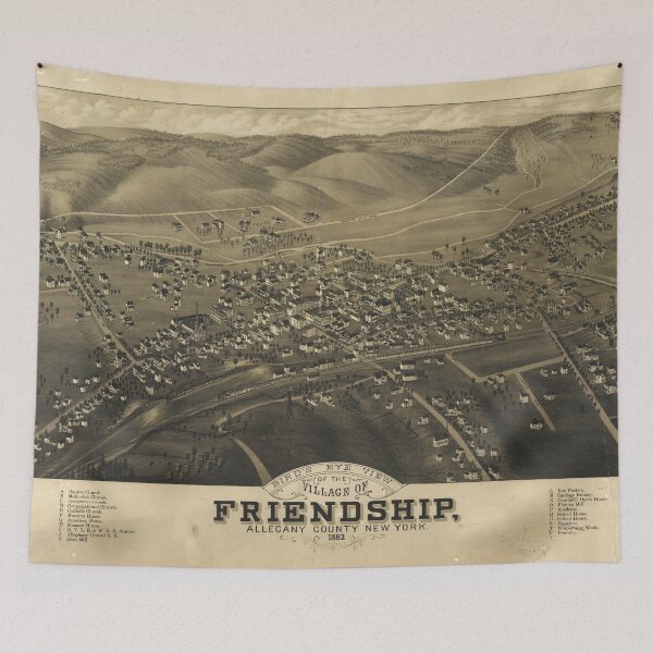 Item preview, Bird's Eye View of Friendship, New York (1882) designed and sold by allhistory.