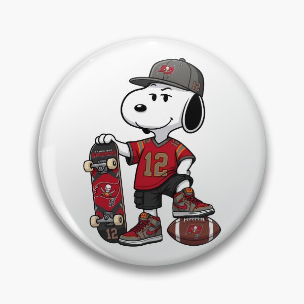 Item preview, Snoopy Tampa Bay Buccaneers Football Retro F006 designed and sold by GLUVY-THEME.