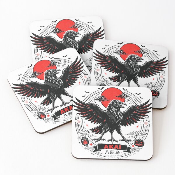 Item preview, AKAI Yatagarasu - Mythical Three-Legged Crow - Halloween Tokyo Night Parade designed and sold by Tsuiho_art.