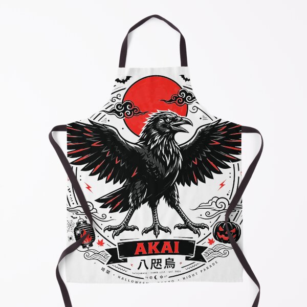 Item preview, AKAI Yatagarasu - Mythical Three-Legged Crow - Halloween Tokyo Night Parade designed and sold by Tsuiho_art.