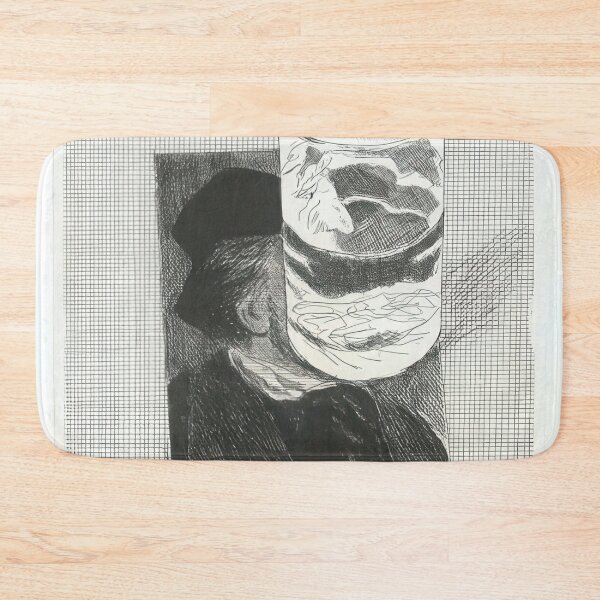 Item preview,  Postcard Of Richard Wagner With A Glass Of Water - Signed Print by David Hockney undefinedr designed and sold by LILLIANSTRANGEy.