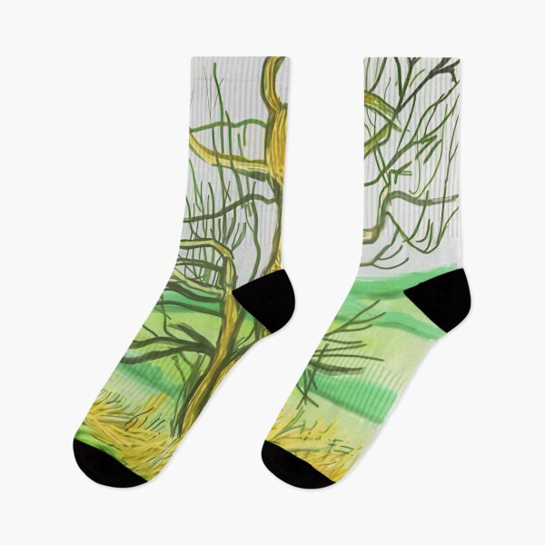 Item preview,  The Arrival Of Spring In Woldgate, East Yorkshire In  (twenty eleven) -  March - Signed Print by David Hockney undefinedr designed and sold by LILLIANSTRANGEy.