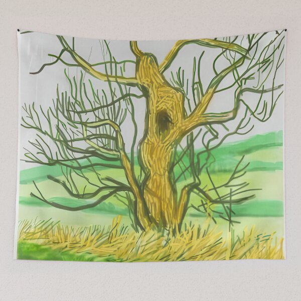 Item preview,  The Arrival Of Spring In Woldgate, East Yorkshire In  (twenty eleven) -  March - Signed Print by David Hockney undefinedr designed and sold by LILLIANSTRANGEy.