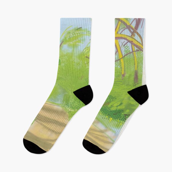 Item preview,  The Arrival Of Spring In Woldgate, East Yorkshire In  (twenty eleven) -  April - Signed Print by David Hockney undefinedr designed and sold by LILLIANSTRANGEy.