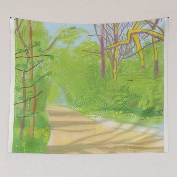 Item preview,  The Arrival Of Spring In Woldgate, East Yorkshire In  (twenty eleven) -  April - Signed Print by David Hockney undefinedr designed and sold by LILLIANSTRANGEy.