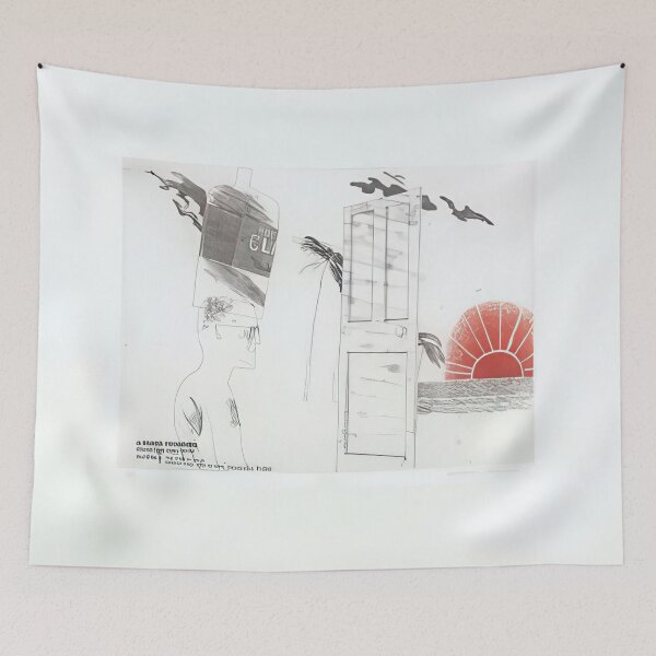 Item preview,  The Start Of A Spending Spree And The Door Opening For A Blonde - Signed Print by David Hockney undefinedr designed and sold by LILLIANSTRANGEy.