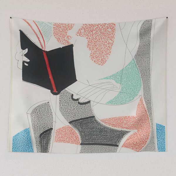 Item preview,  Man Reading Stendahl - Signed Print by David Hockney undefinedr designed and sold by LILLIANSTRANGEy.