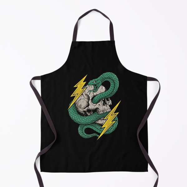 Item preview, Snake Skull Halloween Lightning Tattoo Gothic designed and sold by Uglyandcute.