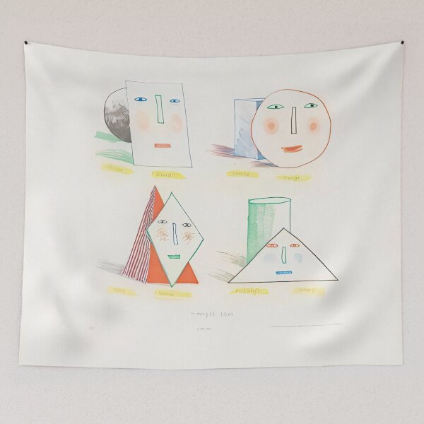 Item preview,  Simplified Faces (State I) - Signed Print by David Hockney undefinedr designed and sold by LILLIANSTRANGEy.
