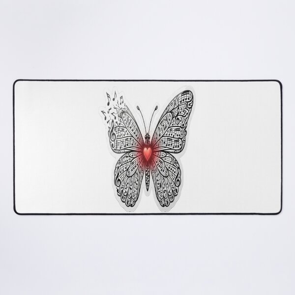 Item preview, Musical Butterfly Love ?❤️ | Beautiful Music Notes Butterfly Design designed and sold by AdityaShop18.