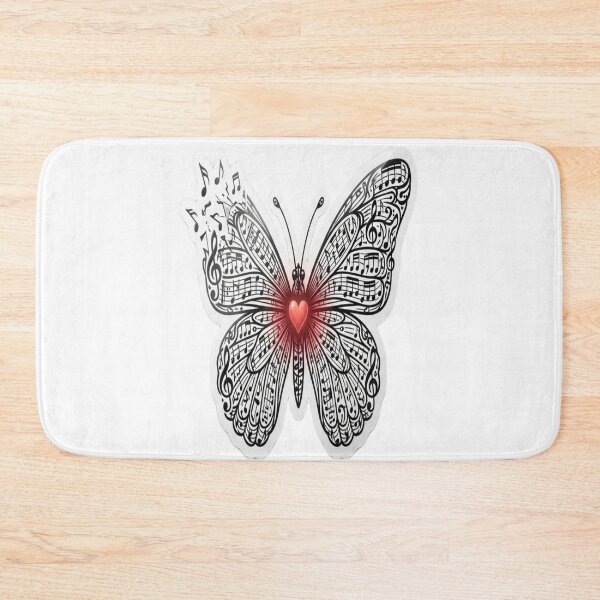 Item preview, Musical Butterfly Love ?❤️ | Beautiful Music Notes Butterfly Design designed and sold by AdityaShop18.