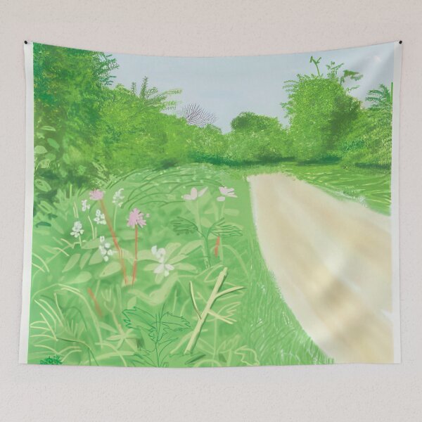 Item preview,  The Arrival Of Spring In Woldgate, East Yorkshire In  (twenty eleven) -  April - Signed Print by David Hockney undefinedr designed and sold by LILLIANSTRANGEy.