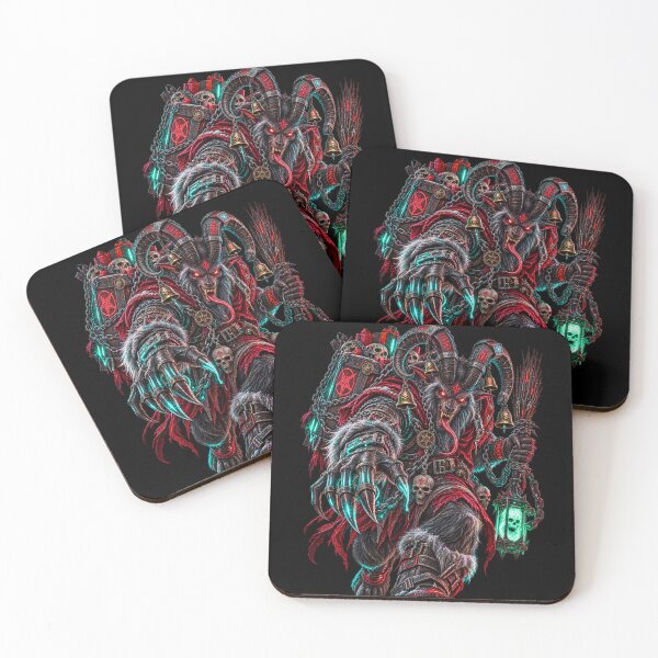 Item preview, Krampus Cyberpunk Neon Horror designed and sold by StaticEmpire.