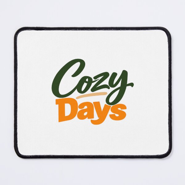 Item preview, Cozy Days Retro Typography Autumn Quote designed and sold by Nicha Studio.