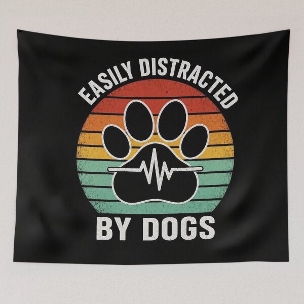 Item preview, Easily Distracted By Dogs designed and sold by DogTiredbyPeter.
