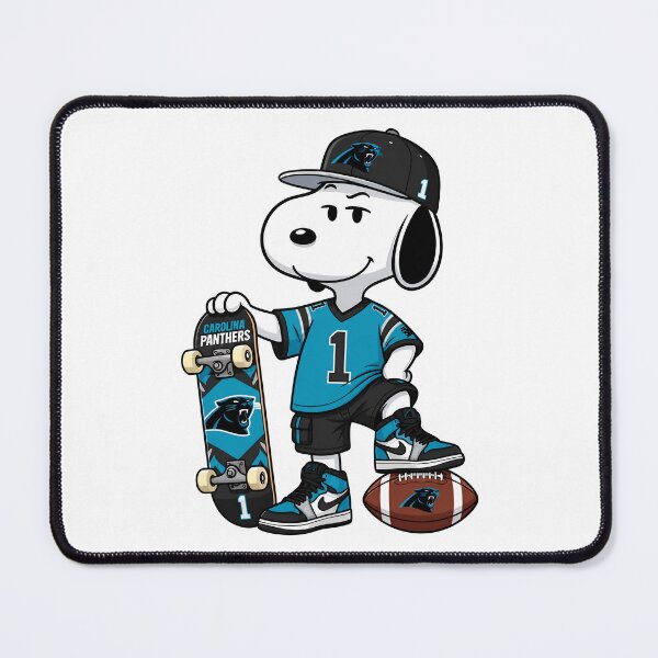 Item preview, Snoopy Carolina Panthers Football Retro F009 designed and sold by GLUVY-THEME.