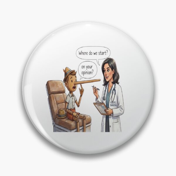 Item preview, Pinocchio in Therapy Funny Parody Cartoon Art Print designed and sold by AfresStudio.