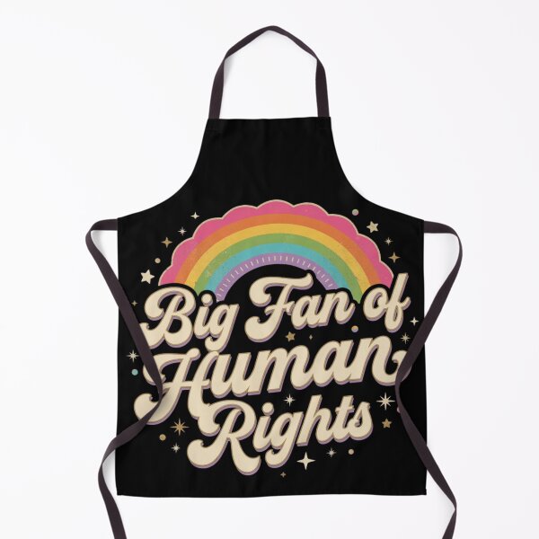 Item preview, Big Fan Of Human Rights Retro Groovy Rainbow designed and sold by CF_VintageDesign.