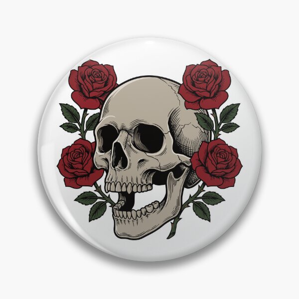 Item preview, Skull Roses Halloween Tattoo Gothic Streetwear designed and sold by Uglyandcute.