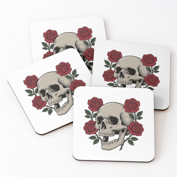 Item preview, Skull Roses Halloween Tattoo Gothic Streetwear designed and sold by Uglyandcute.