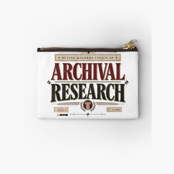 Item preview, Buying Records Counts As Archival Research Vintage Vinyl Humor designed and sold by Golden Era Studio.