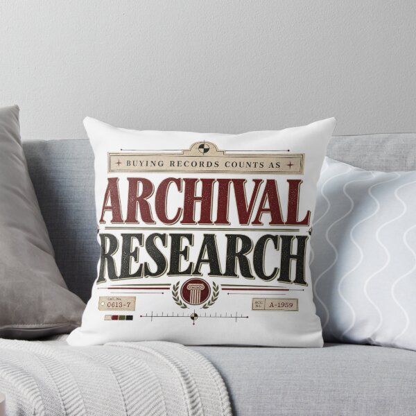 Item preview, Buying Records Counts As Archival Research Vintage Vinyl Humor designed and sold by Golden Era Studio.
