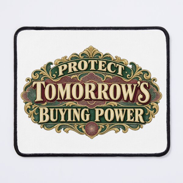 Item preview, Protect Tomorrow’s Buying Power Engraved Risk Mindset designed and sold by VolatilityEdge.