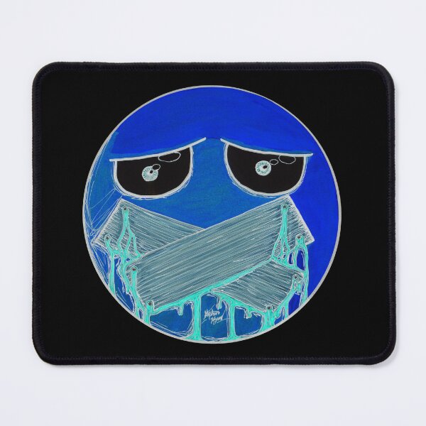 Item preview, Boarded Mouth Scar-E-Moji (Electric Inverted Edition) designed and sold by Grimmlar.