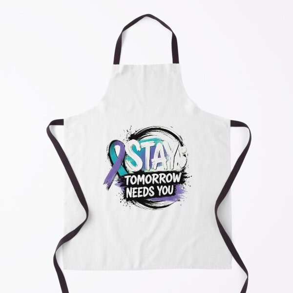 Item preview, STAY Tomorrow Needs You Semicolon Ribbon Mental Health Awareness designed and sold by PaletteArc.