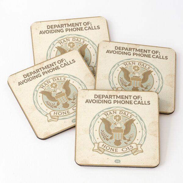 Item preview, Department of Avoiding Phone Calls designed and sold by PictorialWhimsy.