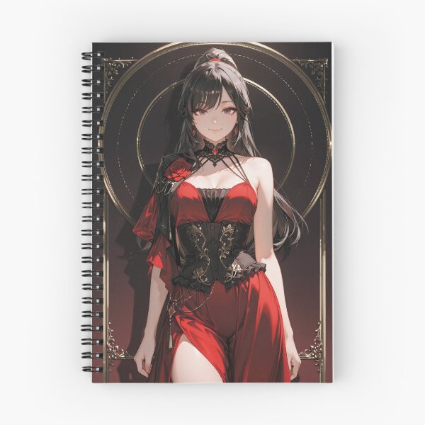 Item preview, Scarlet Impact – Dramatic Japanese Fashion Muse designed and sold by SEIMEI2025.