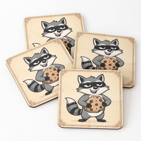 Item preview, Raccoon Bandit Wanted Poster designed and sold by PictorialWhimsy.