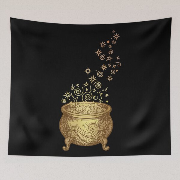 Item preview, Witch Cauldron Halloween Sparks Witchcore designed and sold by Uglyandcute.