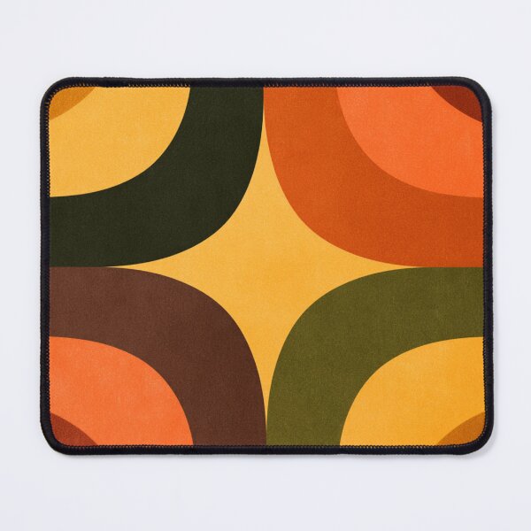 Item preview, Retro Abstract Geometric Pattern Background With Warm Vintage 1970s Color Palette And Texture designed and sold by KanDa-Shop.