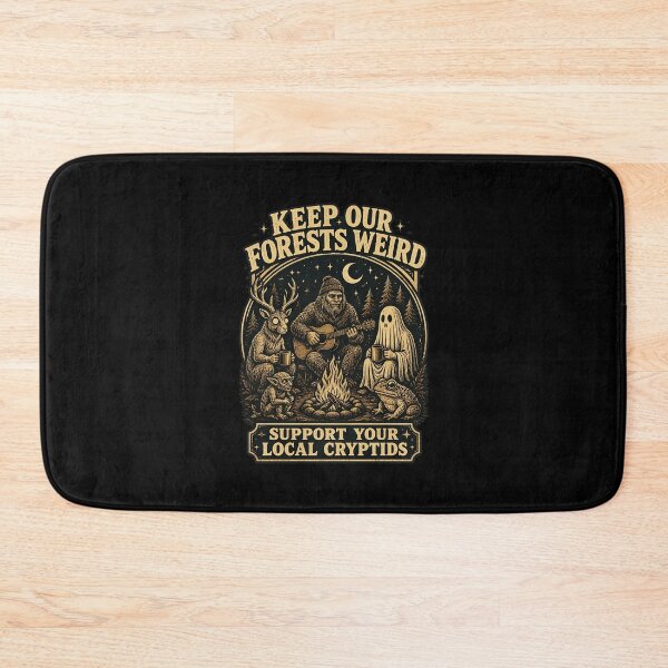 Item preview, Keep Our Forests Weird Bigfoot Cryptid Vintage designed and sold by PaletteArc.