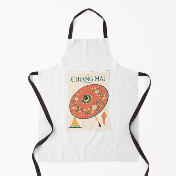 Item preview, Chiang Mai Parasol Travel Poster designed and sold by Beyond Destinations.
