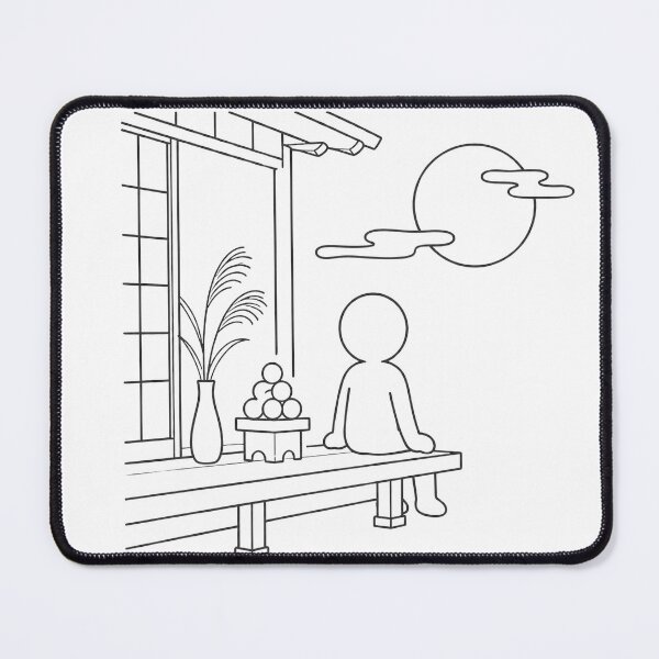 Item preview, Otsukimi Moon Viewing Festival in Japan - Japanese Culture Pictogram designed and sold by japan-picto.