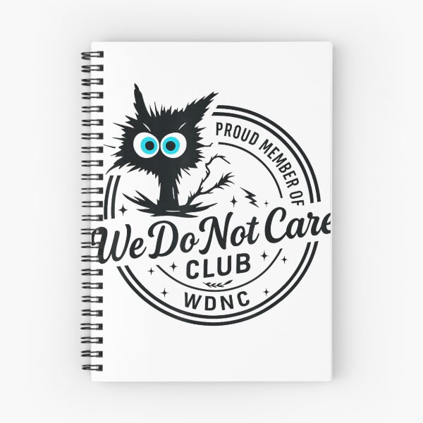Item preview, We Do Not Care Club Funny Black Cat Sarcastic Women's WDNC T-Shirt designed and sold by KTY-NUSS.