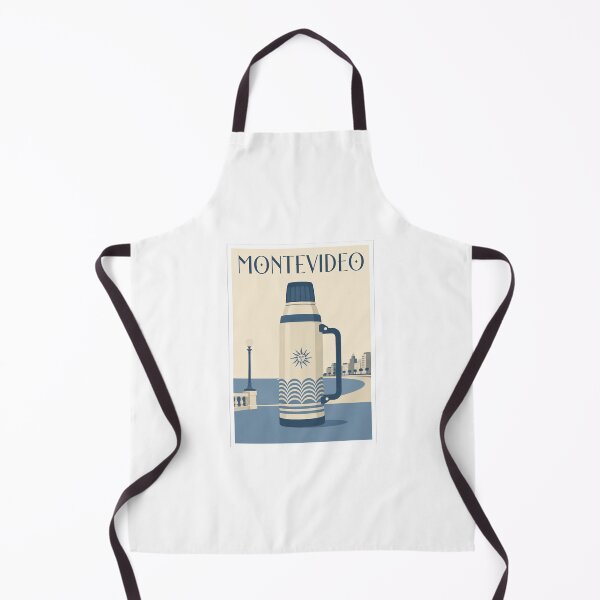 Item preview, Póster de viaje de Montevideo Thermos Art designed and sold by Beyond Destinations.