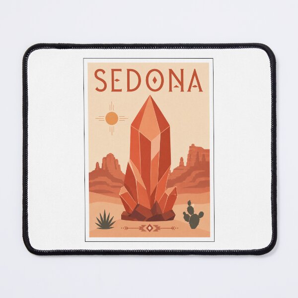 Item preview, Sedona Crystal Desert Travel Poster designed and sold by Beyond Destinations.