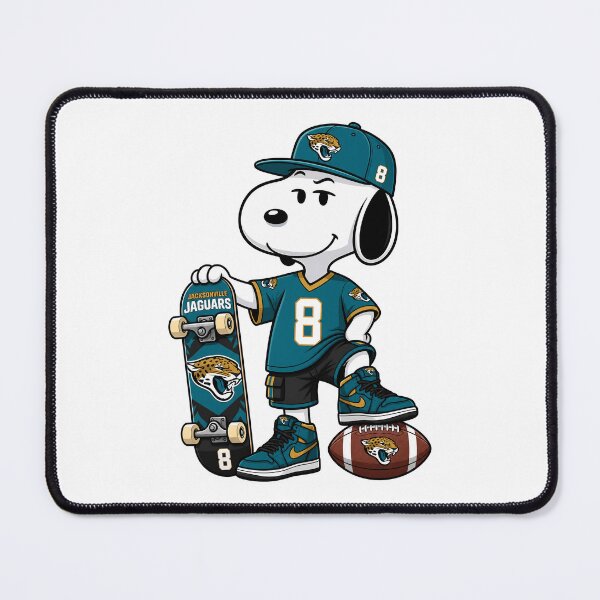 Item preview, Snoopy Jacksonville Jaguars Football Retro F016 designed and sold by GLUVY-THEME.