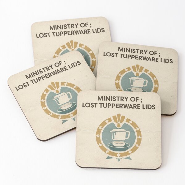 Item preview, Ministry of Lost Tupperware Lids designed and sold by PictorialWhimsy.