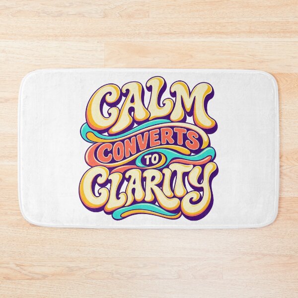 Item preview, Calm Converts to Clarity Groovy Trading Psychology designed and sold by VolatilityEdge.