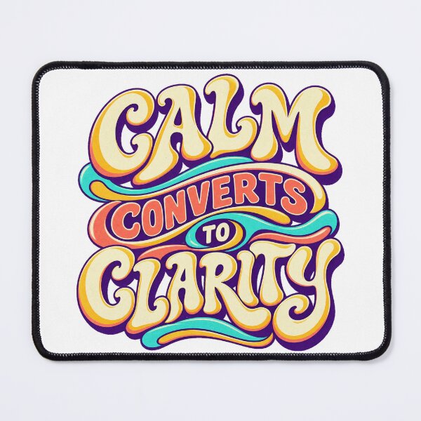 Item preview, Calm Converts to Clarity Groovy Trading Psychology designed and sold by VolatilityEdge.