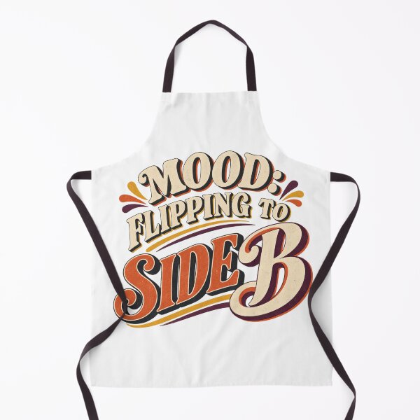 Item preview, Mood Flipping To Side B Retro Vinyl Typography designed and sold by Golden Era Studio.