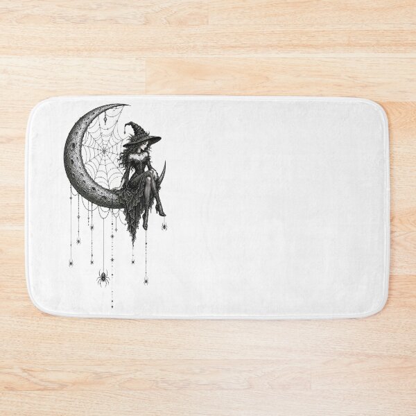 Item preview, ✨ MOONSTRUCK & MACABRE ✨   • Whimsy After Dark - SPIDER MOON - WITCH v1 designed and sold by WheelieGdArt.